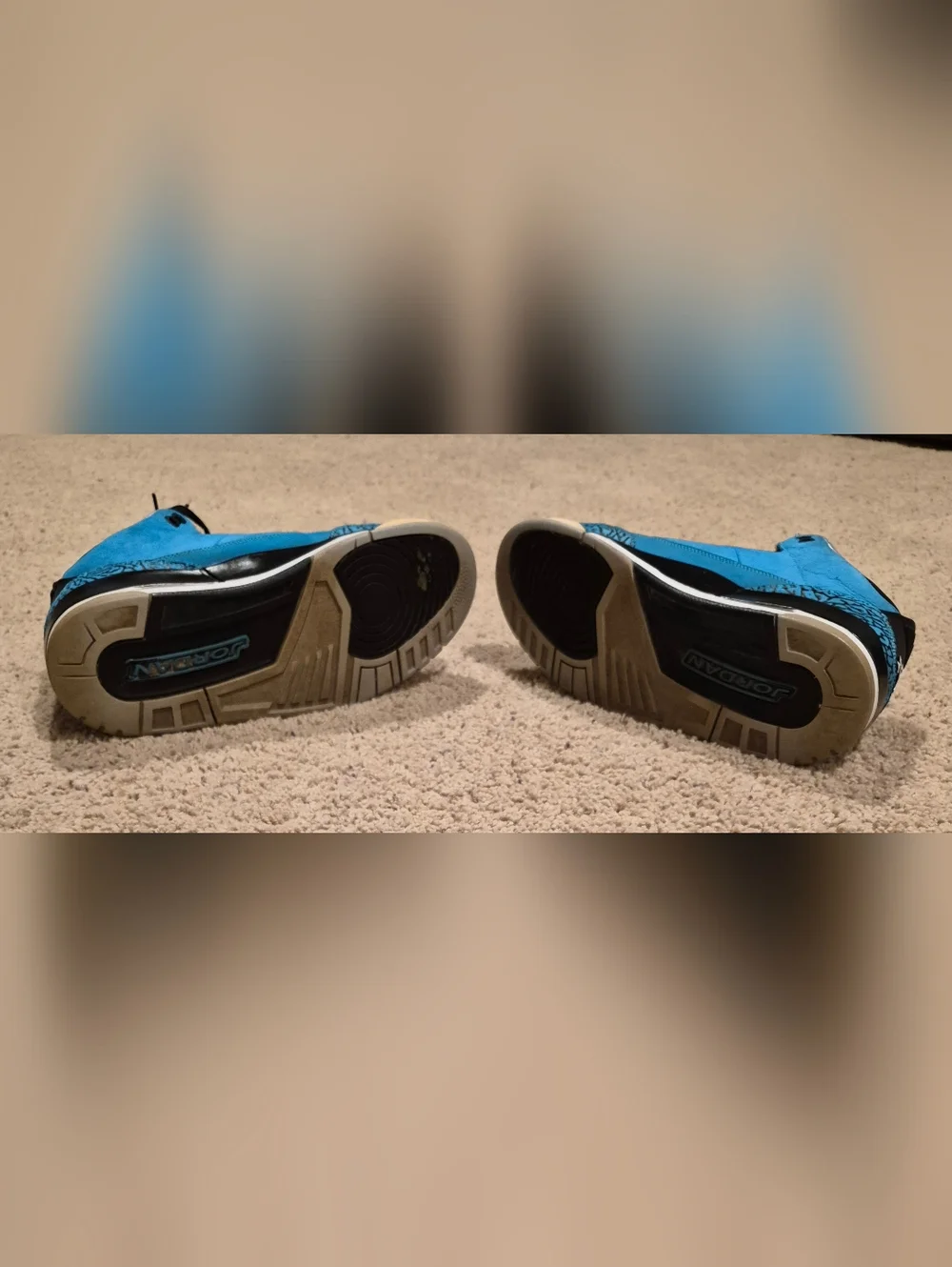 Jordan 3 Powder Blue - Picture 6 of 6